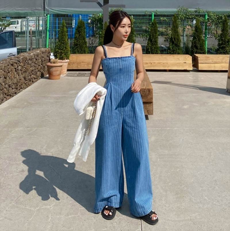 送料無料 体型カバー 楽ちん マタニティ 脚長 レトロ おしゃれ カジュアル アウトドア 旅行 公園 M S 秋 夏 春 ストライプ ウォ