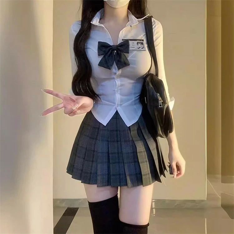 スーツ 女の子 レディース スーツ JK制服 スカートスーツ 上下セット 3点セット 半袖 長袖 シャツ プリーツスカート Aラインスカ