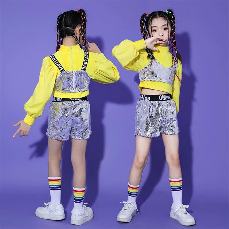 ダンス衣装 ジャズ ダンス セットアップ ヒップホップ 韓国 hiphop ストリートダンス 子供ダンス衣装 女の子 パーカー ショート