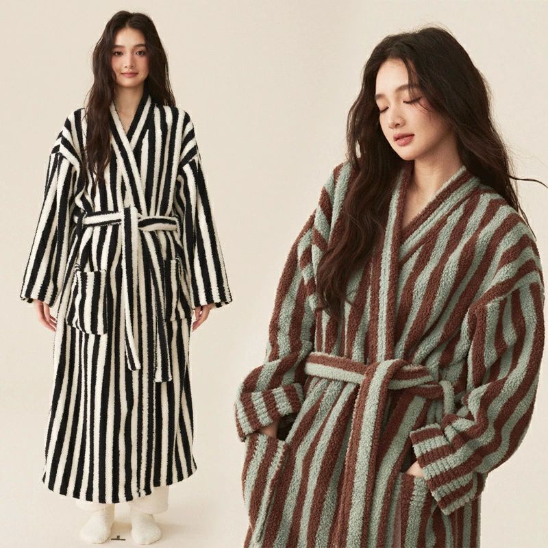 レディース もこもこ 厚手 冬 春 秋 パジャマ 秋冬 タオル地 ママ バスローブ単品 大きいサイズ 高級 ..