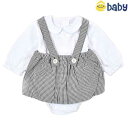 e-baby/C[xr[ݕtp[X`FbNo[XJ[gZbgBaby(70-80cm)/2021SS1822-31029