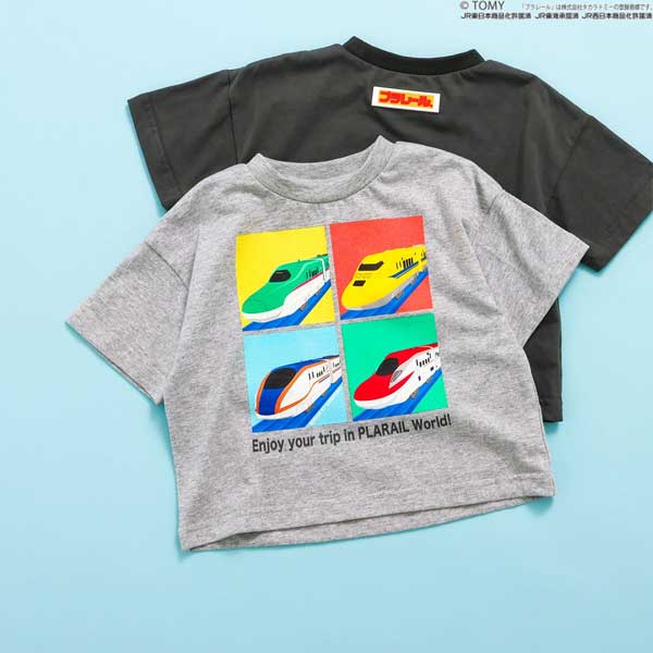 ビッツBIT'Zプラレールプリント半袖Tシャツ90-120cm2025-08B407015(4)