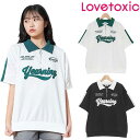 ラブトキシックlovetoxic【LTXC】ハーフZIPルーズ半Tジュニア140-160cm2024-028341259