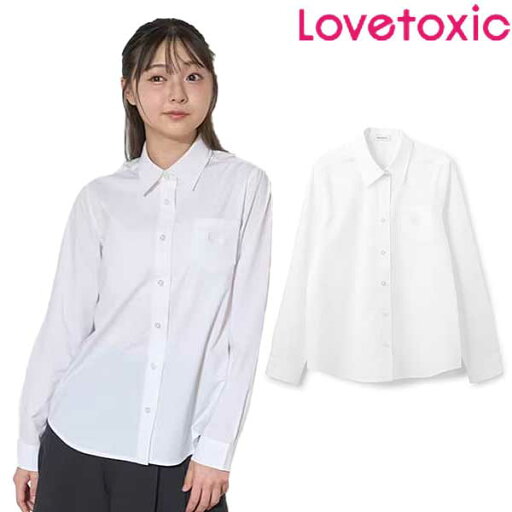 ラブトキシックlovetoxic【卒服】【イージーケア】ベーシックシャツ150-160cm2025F8343620 ラブトキシックlovetoxic【卒服】【イージーケア】ベーシックシャツ150-160cm2025F8343620