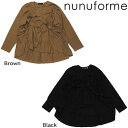 nunuformeヌヌフォルムシャーリングフリルTシャツ155-163cm2021AWnf16-844-500A