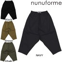 nunuforme新型バギーパンツF(women's)2021SSns-613-005A