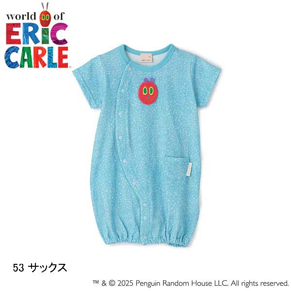 petit mainプティマイン【はらぺこあおむし】総柄2WAYオール50-70cm2025-059552509