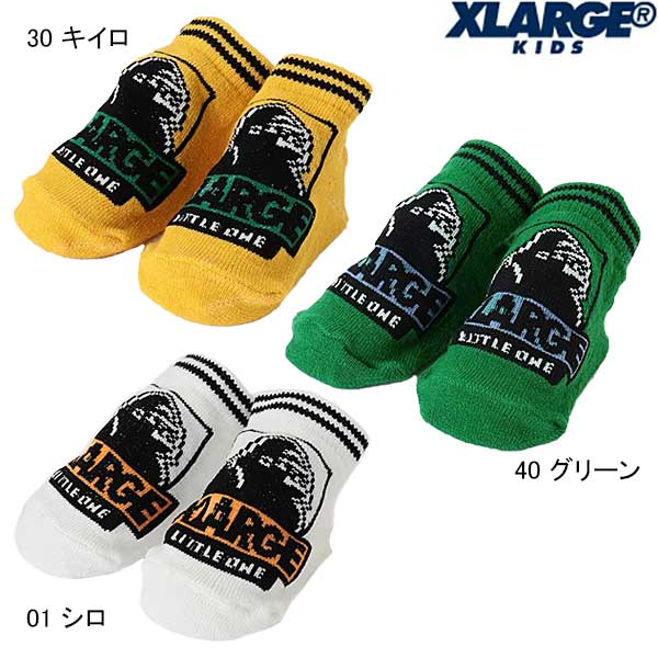 エクストララージ キッズXLARGE KIDSボックスゴリララインベビーソックス 日本製11-13cm9431510