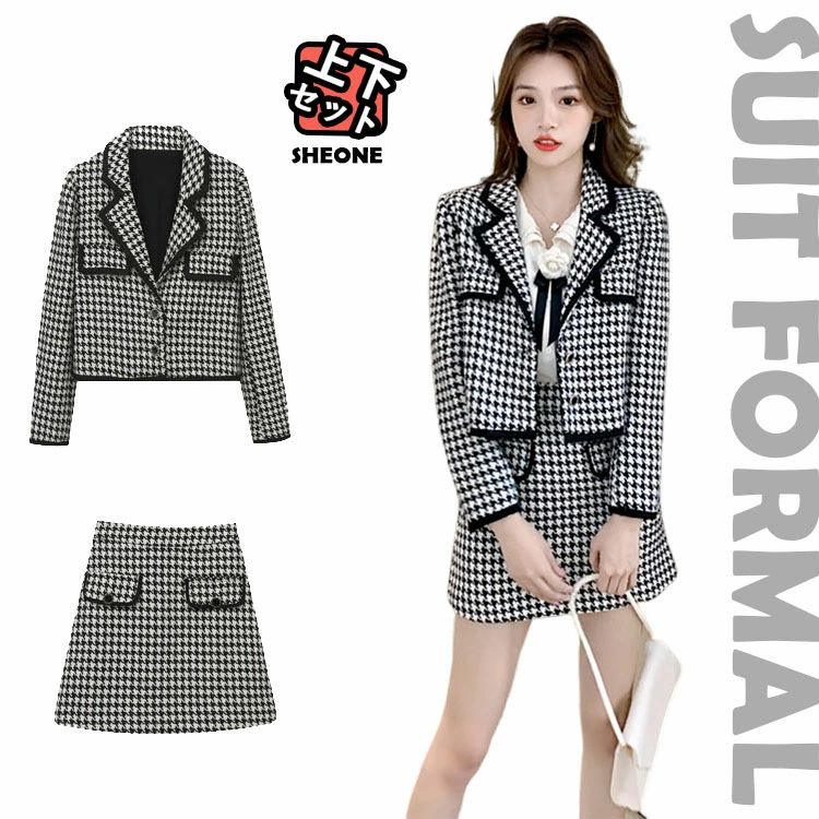 女の子 卒業式 セットアップ 40代 母 体型カバー レーディス 韓国 制服 2点セット授業参観 おしゃれ コート スカートスーツ フォーマル 入学式 入園式 ...