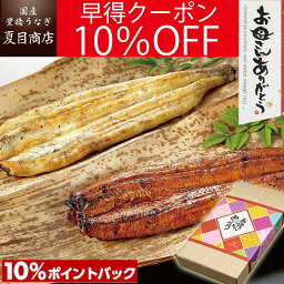 白焼き ＼ クーポン&エントリーで実質4,881円 ／ 母の日 早割 プレゼント ギフトうなぎ 紅白セット 蒲焼き 白焼き 155-167g×各1尾 大サイズ 大盛2人前 送料無料 国産 愛知県産 専門店 39(サンキュー)ショップ 母の日 父の日 お祝い 誕生日 食べ物 贈り物 花以外 60代 70代