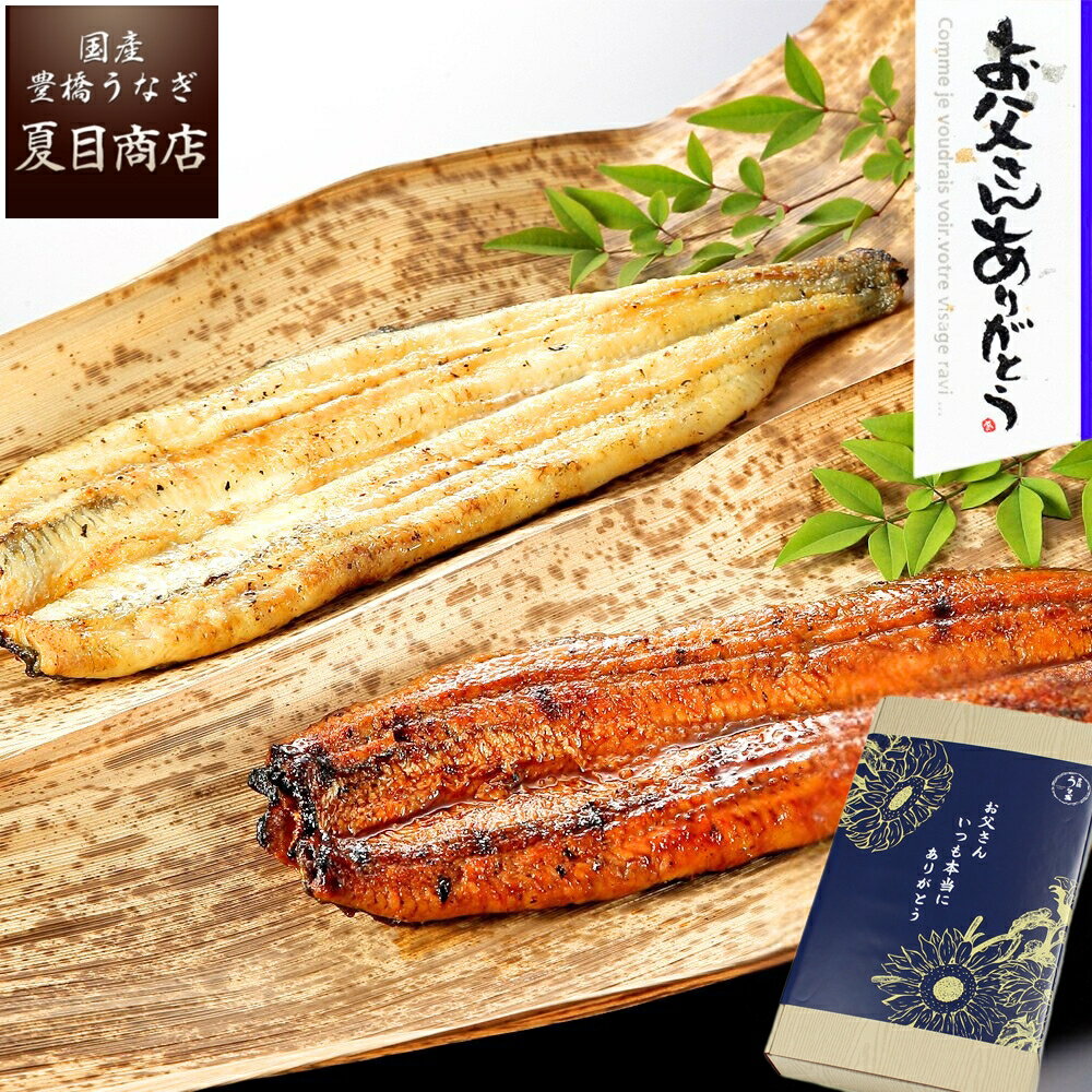 父の日 プレゼント ギフト人気No.1 うなぎ 鰻 ウナギ unagi 紅白セット 蒲焼き 白焼き 155-167g×各1尾 大サイズ 大盛2人前 送料無料 国産 愛知県産 専門店 お中元 誕生日 食べ物 真空パック 贈り物 60代 70代 80代