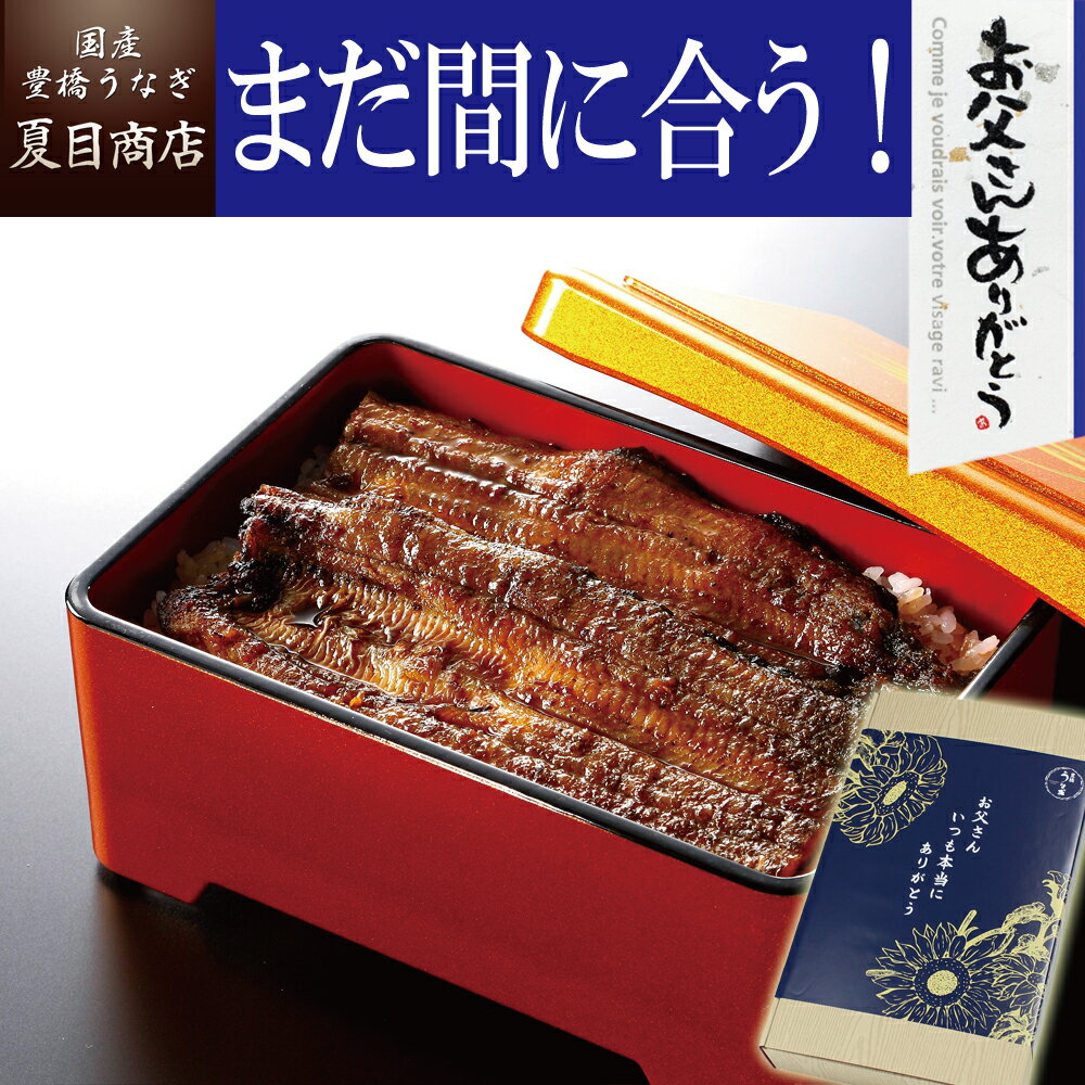 父の日 まだ間に合う プレゼント ギフトうなぎ 蒲焼き 中サイズ 115-130g 2尾 約2人前 送料無料 国産 愛知県産 専門店 39 サンキュー ショップ お中元 お祝い 誕生日 食べ物 真空パック 贈り物…