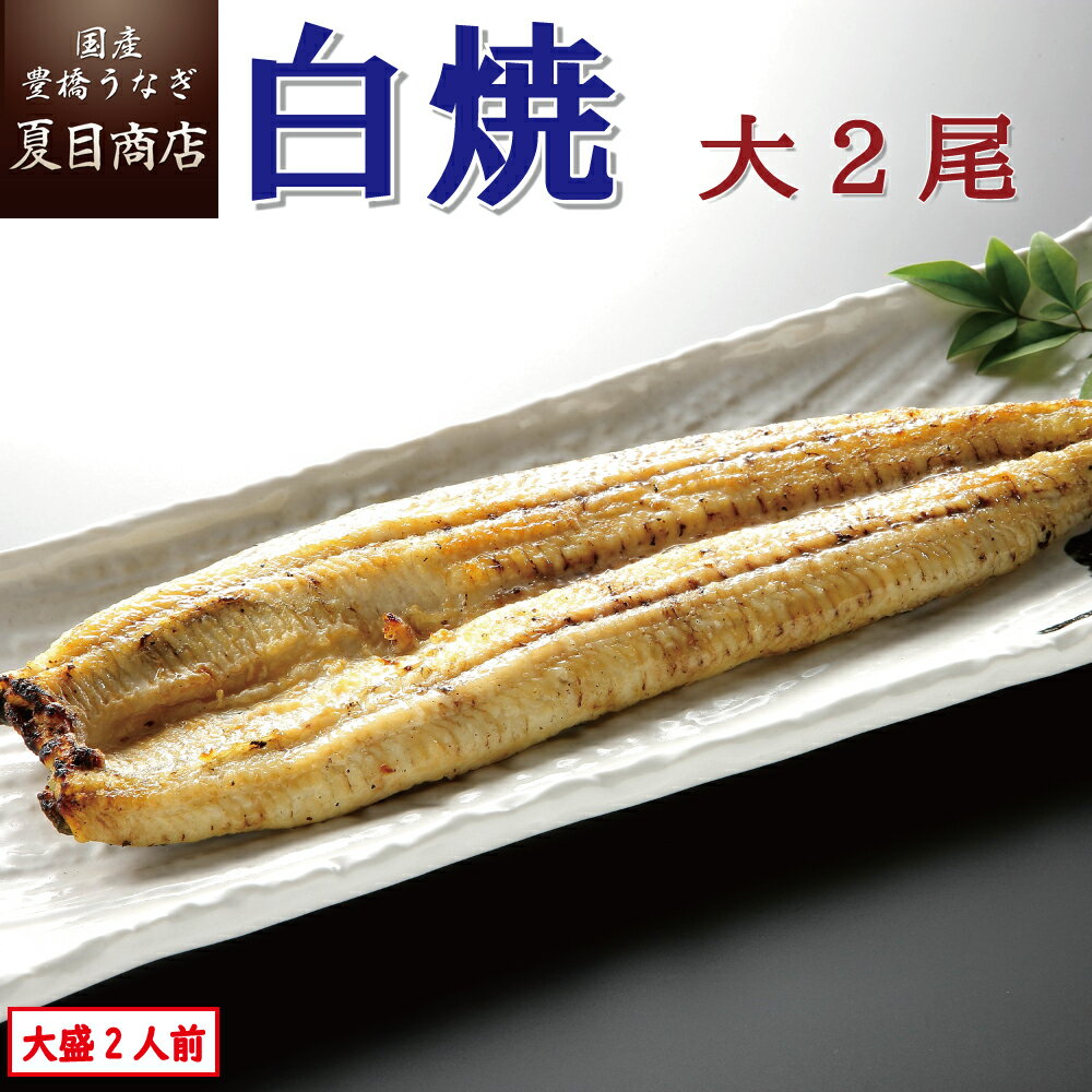 蒲焼き うなぎ 白焼 大155-180g×2尾 大盛2人前 岩塩付 送料無料 国産 愛知県産 専門店 39(サンキュー)ショップ 父の日 お中元 お祝い 誕生日 プレゼント 食べ物 真空パック 贈り物 ギフト