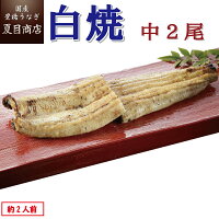 うなぎ白焼き 中115-130g×2尾 約2人前 岩塩付 送料無料 国産 愛知県産 専門店 39(...