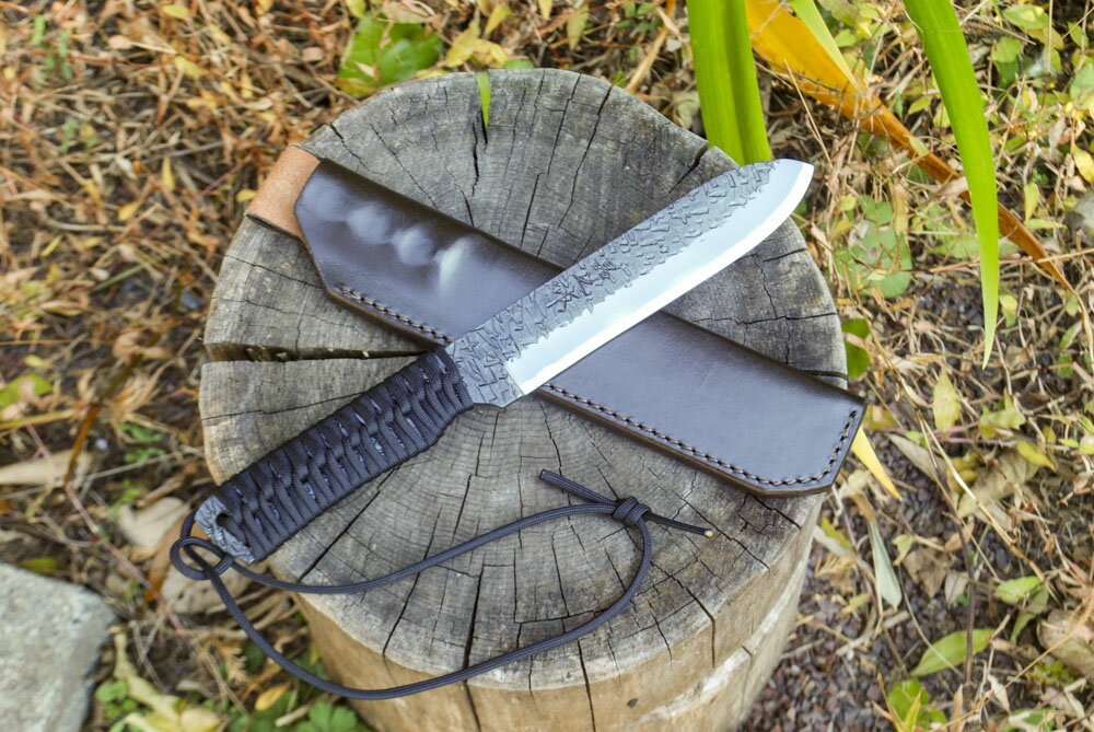 土佐鍛 焚き火遊び鉈フルタング　剣型　黒★剣鉈 土佐刃物 ソロキャンプ アウトドア 狩猟 ナイフ★