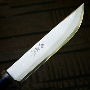 【予約販売】【黒ケース】ダマスカス山遊鉈 180mm6寸 両刃ダマスカス15層 青紙二号鋼全曇 黒鉄輪チェッカー 木柄本革 レザーケースアウトドア キャンプ国産【snata-001:黒革ケース】通販格安セール情報 楽天 通販