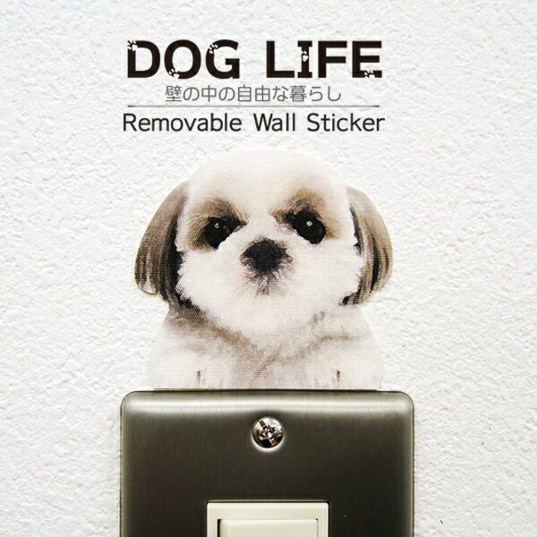 犬 カラーウォールステッカー 【DOG LIFE...の商品画像