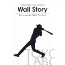 スポーツ ウォールステッカー【野球 フォロースルー】NPB MLB サムライジャパン スイング インテリア ステッカー スイッチ シルエット Wall Story