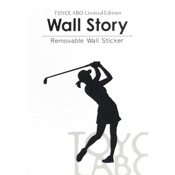スポーツ ウォールステッカー【ゴルフ　フィニッシュ】ホールインワン　ドライバー インテリア ステッ..