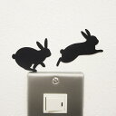 うさぎ ウォールステッカー【Animal LIFE　ウサギ（