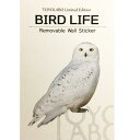 鳥 カラーウォールステッカー【BIRD LIFE Color シロフクロウ カラー】ふくろう グッズ バードウォッチング フクロウ 野鳥 鳥雑貨 動物 アニマル...