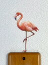 鳥 カラーウォールステッカー【BIRD LIFE Color フラミンゴ カラー】フラミンゴ グッズ バードウォッチング フラミンゴ 野鳥 鳥雑貨 動物 アニマ...