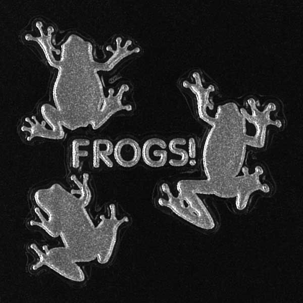 カエル 蒔絵シール【Frogs!　ベタッ（3匹） 銀 30mm】かえる グッズ 蛙 ステッカー シール スマホ カバー　ケータイ ワンポイント シンプル スマホ iPhone デコ ステッカー iQOS アイコス