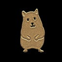 動物 蒔絵シール【Love animal ハムスター 金 30mm】雑貨 ケータイ スマホ ゴールデンハムスター iPhone デコ ステッカー かわいい ワンポイント iQOS アイコス