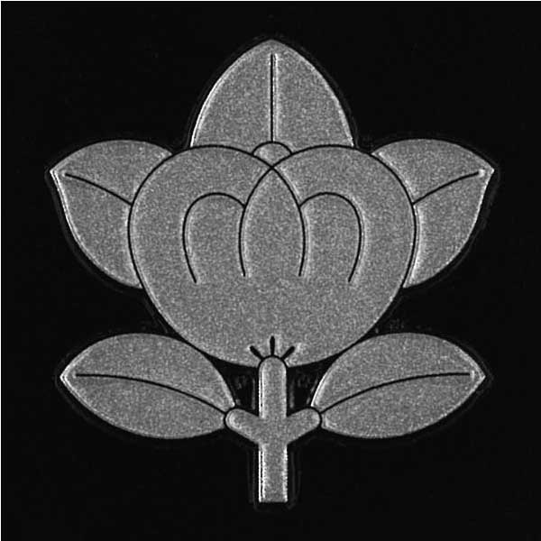 家紋 ステッカー 蒔絵シール 銀「橘/SV」ケータイ スマホ iPhone デコ ステッカー 和柄 家紋シール iQOS アイコス