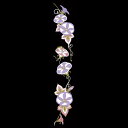 蒔絵シール【舞妓はんの華かんざし 8月(朝顔)】ケータイ スマホ iPhone カバー デコ ステッカー シール アサガオ あさがお