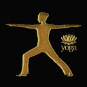 ヨガ 蒔絵シール【YOGA ヨガ ヴィラバトラ・アーサナ 金 30mm】 ヨガ YOGA 癒し ケータイ スマホ iPhone デコ ステッカー ワンポイント シール アーサナ MS-YOGA-04GD iQOS アイコス