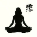 ヨガ 蒔絵シール【YOGA ヨガ パドマ・アーサナ 黒 30mm】 ヨガ YOGA 癒し ケータイ スマホ iPhone デコ ステッカー ワンポイント シール アーサナ MS-YOGA-06BK iQOS アイコス