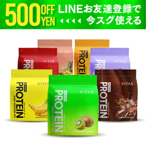 プロテイン VITAS 1kg ブルーベリーヨーグルト キウイ バナナ あまおう チョコ マンゴー ミックス おいしい ホエイプロテイン バイタス アンチドーピング WPC タンパク質 サプリメント アミノ酸 ダイエット 置き換え トレーニング 筋トレ 美容 女性 男性