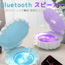 Bluetooth スピーカー 海 シェル 貝殻 海のレコードスピーカー レトロ レコード レコードプレーヤー風 雰囲気 可愛い 復刻スピーカー 360度サウン...