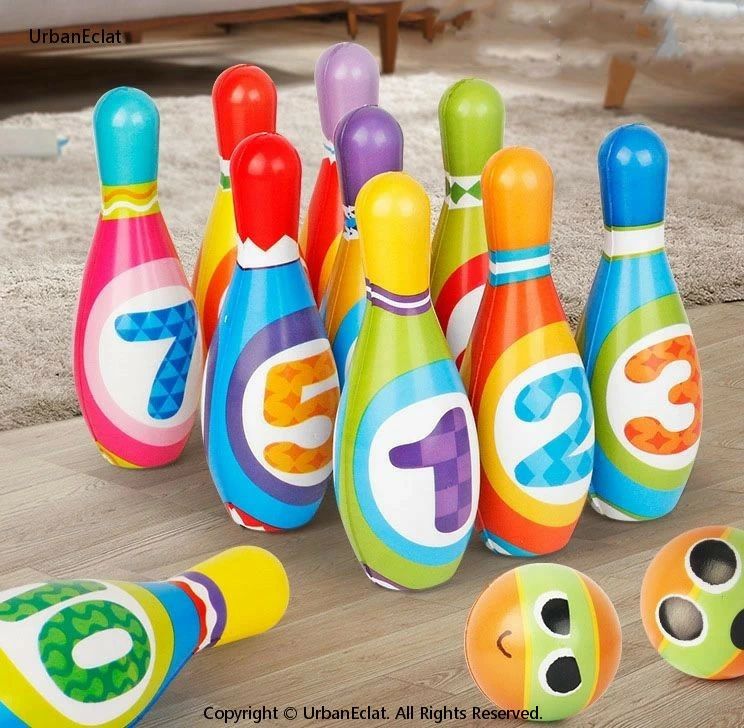ボウリング ボウリングゲーム おもちゃ キッズ スポーツ 知育玩具 子供ボウリング ボーリングセット 男の子 女の子 子供 幼児 室内 室外 室内遊具 室外玩具 運動不足消散 贈り物 初心者向け 軽い 持ち運び便利 誕生日 プレゼント 子どもの協調性を育むボウリングおもちゃ "プレミアム素材で作られたこのボーリングゲームキットのセットは、環境に優しく安全です。 親と子がアクティビティや交流を整理するのに最適な です。適切なサイズは子供たちが遊ぶのに最適で、子供たちをもっと楽しくします。子供の教育的知性の発達を発達させるのを助けることができます。子供や友人への完璧な贈り物はボウリングゲームが大好きです、彼らはそれを好きになるでしょう。" 2