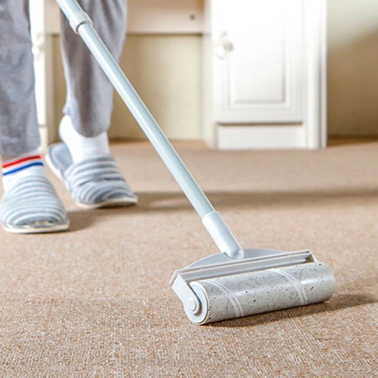 粘着クリーナー 携帯クリーナー 粘着ロール ロング コロコロ 粘着クリーナー 粘着テープ 掃除 清掃 髪の毛 花粉 強力粘着 カーペットのサムネイル