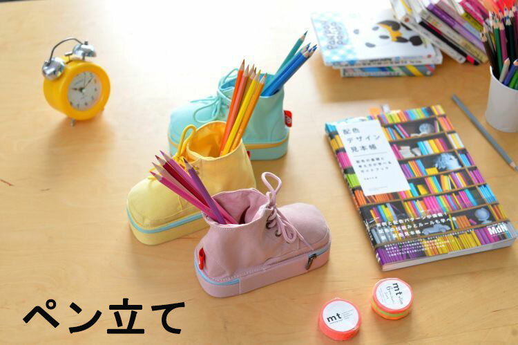 スニーカー型 ペンケース ペン立て 小物入れ ペンスタンド 厚底 パステルカラー アースカラー 収納 整理 かわいい おしゃれ 雑貨 プレゼント ギフト 小学生...