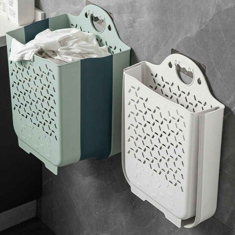 ランドリーバスケット 折り畳み 大容量 洗濯カゴ 折りたたみ 収納 通気性 ホワイト 省スペース 畳める ..