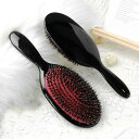 ヘアブラシ ブラシ くし 絡まない 櫛 豚毛 サラサラ ヘアケア パドルブラシ 頭皮マッサージ 人間工学デザイン オススメ 持ちやすい