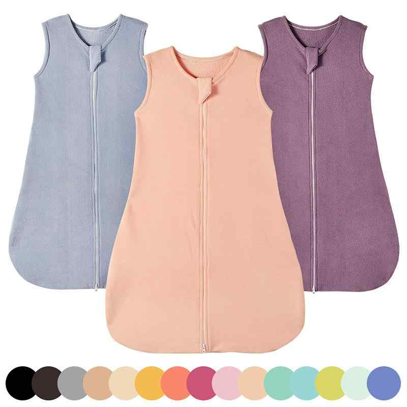 スリーパー ベビー 新生児 赤ちゃん 子供用 フリース 秋冬 裏起毛 保温 あったか 寝冷え防止 蹴り出し防止 ベスト 袖なし 安全基準A