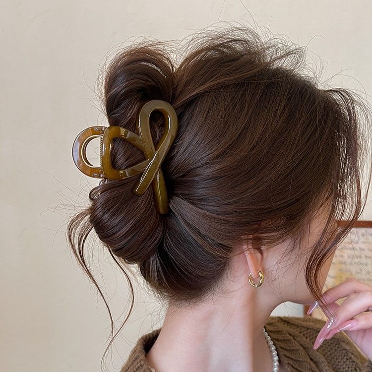 レディース　ファッション　レディース　オシャレ　綺麗　アクセサリー 秋冬新 ヘア クリップ大 ボリュ..