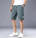 接触冷感 吸汗速乾 ひんやり 通勤 夏服 スポーツパンツ ショートパンツ メンズ ランニングウェア ブラック スポーツ グレー 男性用 スポーツウェア グリー 春 短パンツ ひんやりパンツ ワークパンツ パンツ ハーフパンツ 通気性 ストレッチ 夏 無地(4)