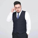 通勤 フォーマル メンズ Vネック サラリーマン 男性 ビジネスチョッキ 紳士 音楽会 上質 大きいサイズ 成人式 パーディー ジレ オフィス スリムフィット ...