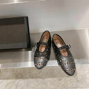 パンプス フラットパンプス シンプル 脱げにくい 痛くない 軽量 ストラップ 歩きやすい メッシュ 履きやすい メッシュ レディース パンプス フラットシューズ...