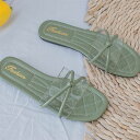 滑り止め サンダル 夏物 歩きやすい クリア スリッパ 室内履き ルームシューズ スクエアトゥ 透明 お出かけ ローヒール オシャレ ぺたんこ シンプル レディース カジュアル ビーチサンダル フラットサンダル 靴 ミュール シューズ