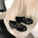 旅行 黒 エナメル 通学 太ヒール 厚底 合わせやすい ローファー フェミニン 革靴 パーティー きれいめ かわいい おしゃれ 万能 疲れない レディース 学生...