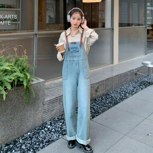 ジーンズ ワイドパンツ オールインワン オーバーオール 大人可愛い サロペット デニム ハイバック レディース カジュアル ジーンズ ワイドパンツ オールインワン オーバーオール 大人可愛い サロペット デニム ハイバック レディース カジュアル