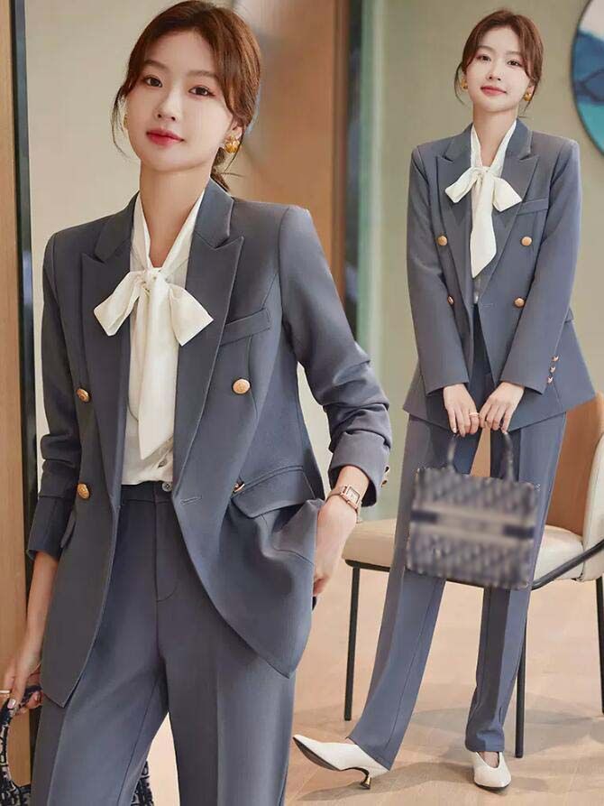 リクルートスーツ 体型カバー 事務服 オフィス ビジネススーツ レディース キャリア 通勤 カジュアルスーツ 就活 アップ OL ママスーツ スーツ 卒業式 セレモニースーツ 2点 パンツスーツ ジャケット+パンツ 【送料無料】フォーマルスーツ 入学式 可愛い 上品