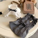 ペット用品 猫服 犬 お散歩 メール便OK 犬スカート ワンピース ペット服 服 シャツ 犬用 ドッグウェア チェック柄 おしゃれ モノトーンかわいい 犬服 お...