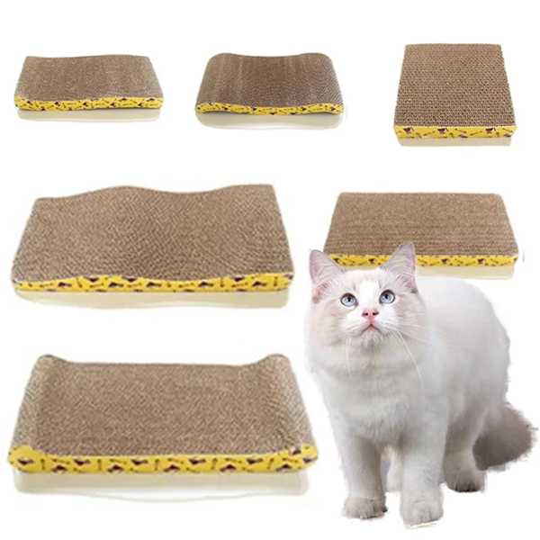 段ボールペット スクラッチボード 猫 おもちゃ ネイルパッド インタラクティブ 家具 保護 猫 スクラッチャー おもちゃ
